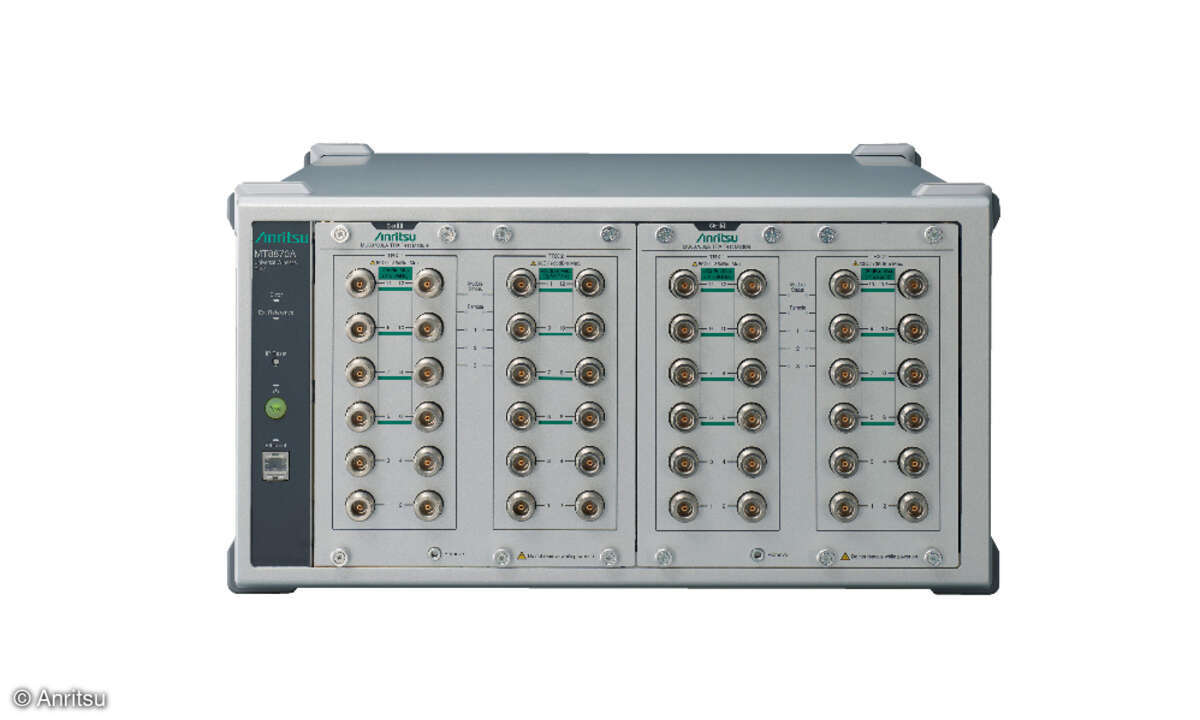 Die Universal-Wireless-Test-Sets MT8870A und MT8872A von Anritsu umfassen Testgeräte für die Massenproduktion von verschiedenen Arten von Kommunikationsgeräten und -modulen.