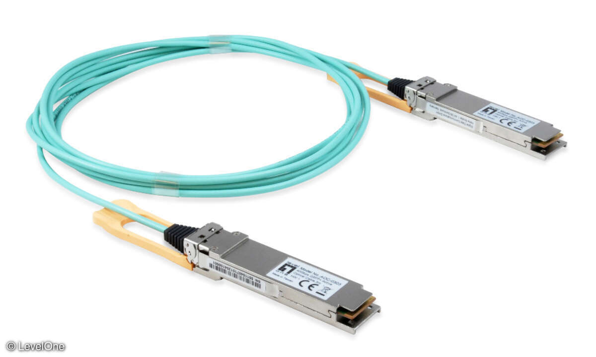 LevelOne erweitert sein Angebot an leistungsfähigen Netzwerkkomponenten um sechs weitere aktive optische Kabel.