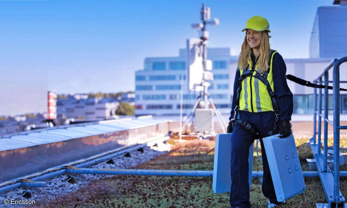 Ericsson hat eine besonders leichte und energeieeffiziente 5G-Antenne vorgestellt.