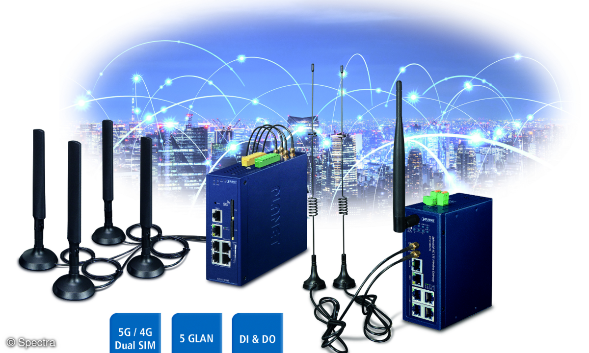 ICG-2515-NR/ICG-2510-LTE-EU: Industrielle 5G/4G-Mobilfunk-Router.