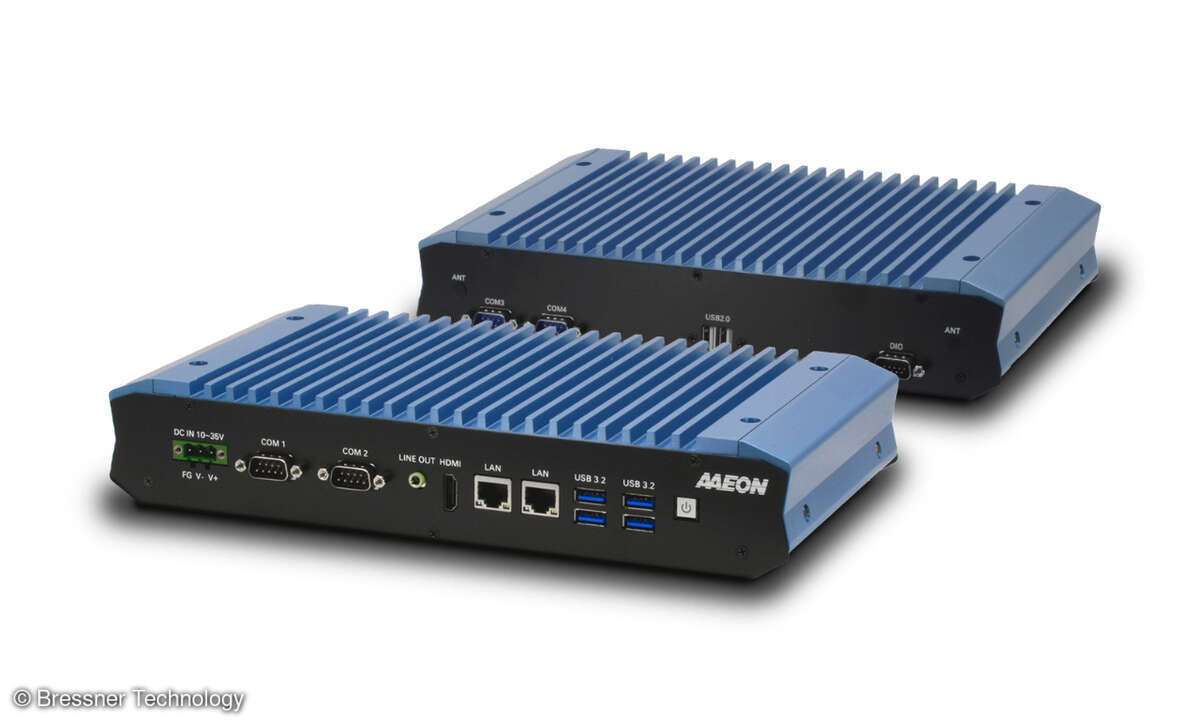 Bressner Technology hat den lüfterlosen Embedded-Box-PC Boxer-6642-CML vorgestellt.