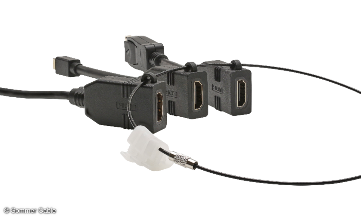 Der HDMI-Adapterring von Sommer Cable.