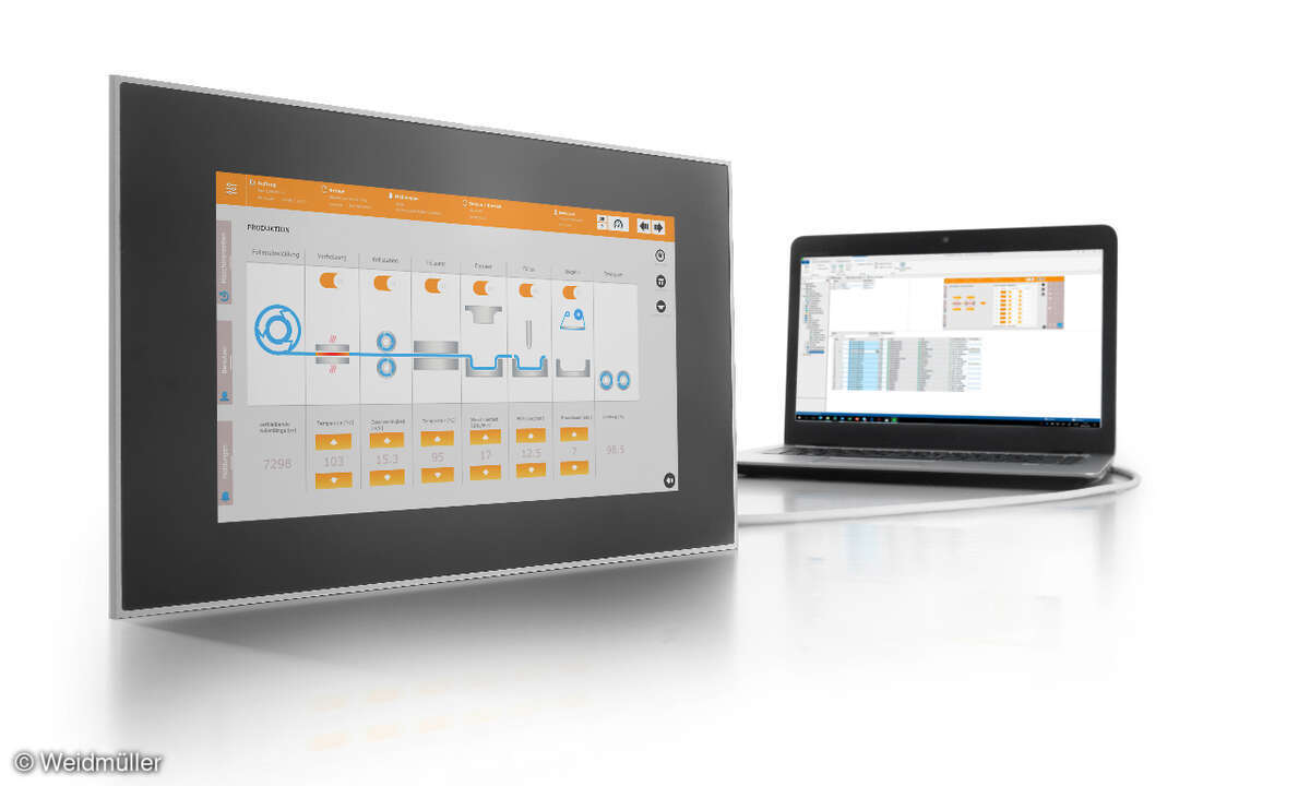 Mit den Software-Tools u-create Procon-Web SCADA und Procon-Web Embedded System stellt Weidmüller Visualisierungslösungen zur Verfügung, deren dynamische Benutzeroberflächen individuell parametrier- und konfigurierbar sind.