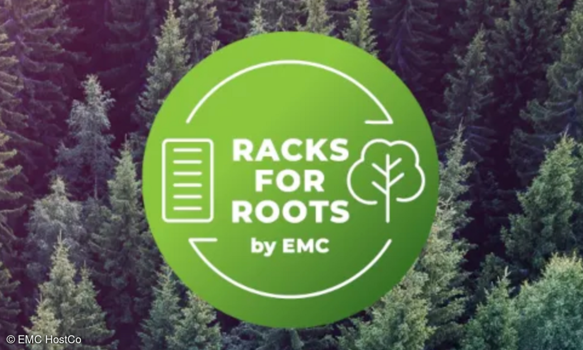 EMC HostCo Racks4Roots Logo