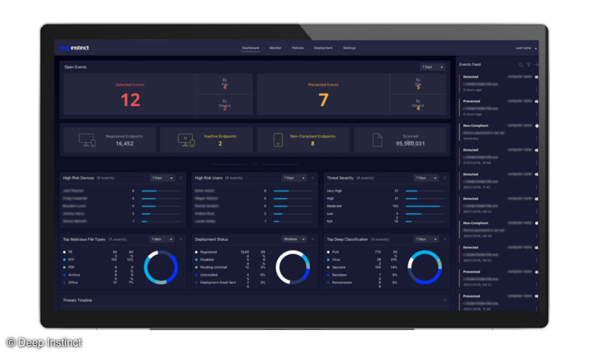 Deep Instinct Prevention Platform