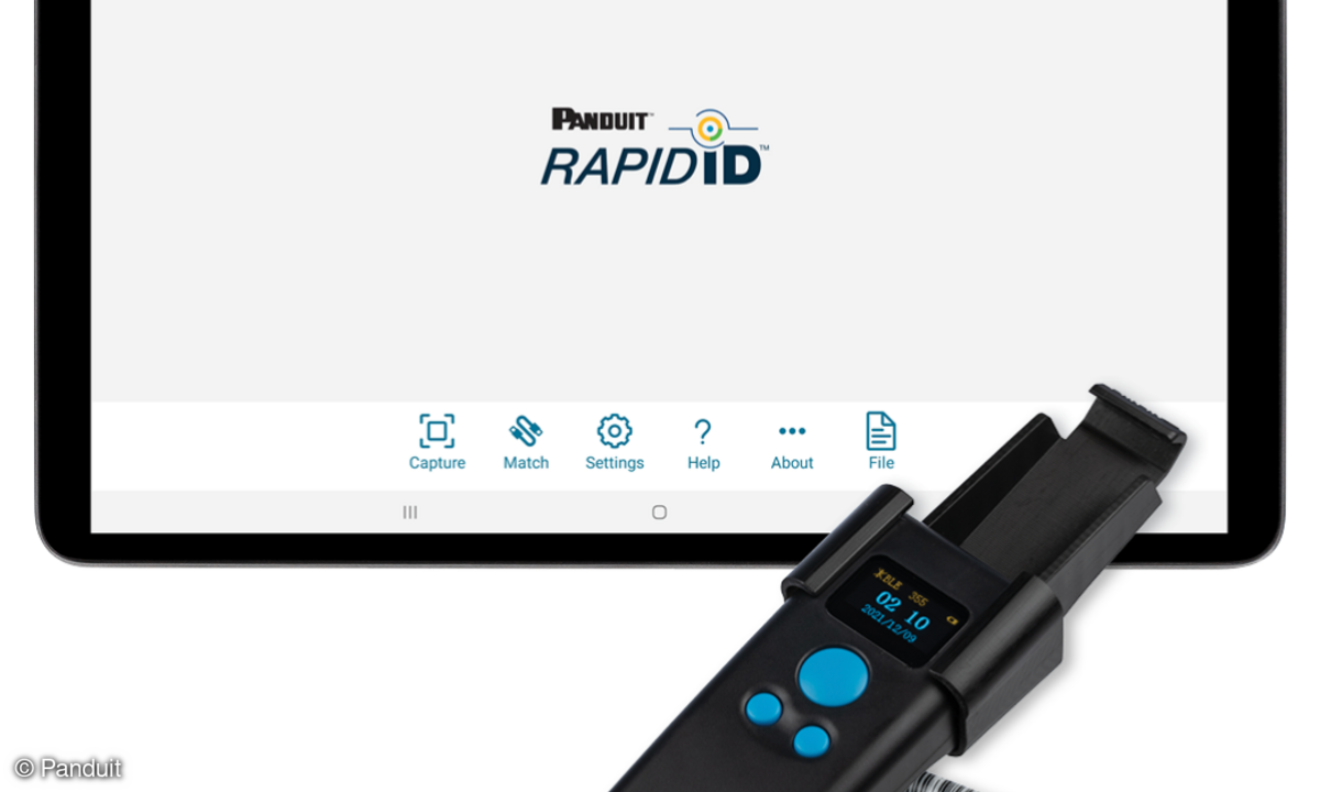 Das RapidID-Network-Mapping-System von Panduit.