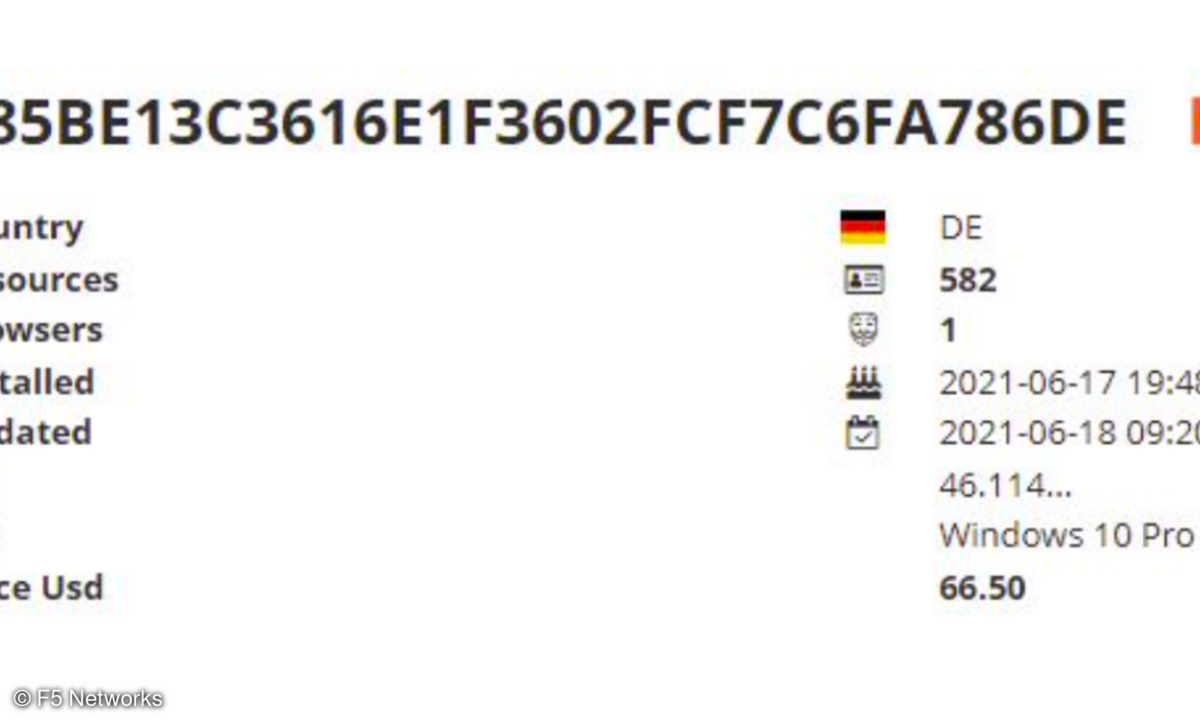 Beispiel für einen angebotenen Bot.