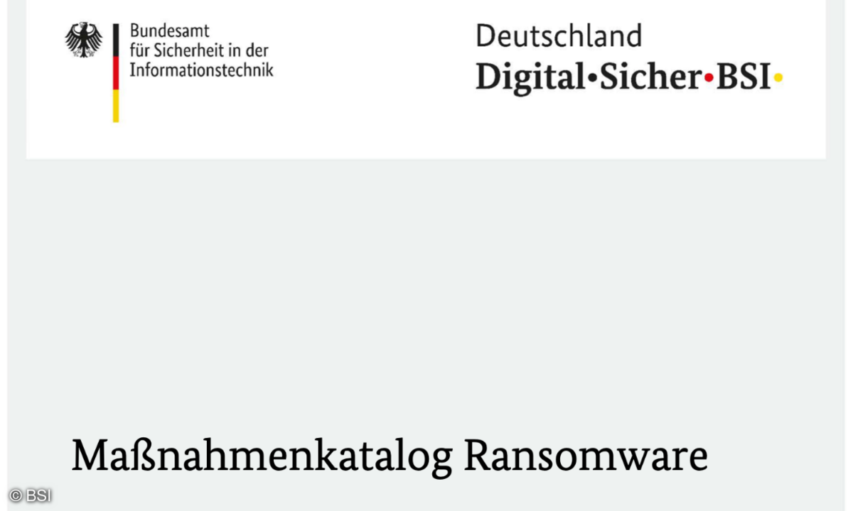 BSI Maßnahmenkatalog Ransomware