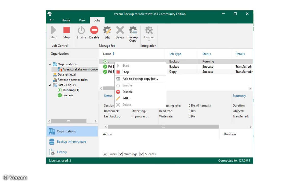 Backup for Microsoft 365 v6