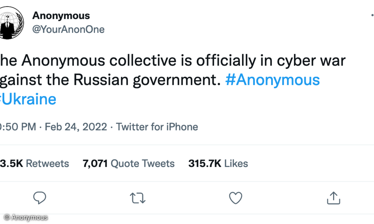 Anonymous: Cyberkriegserklärung per Tweet