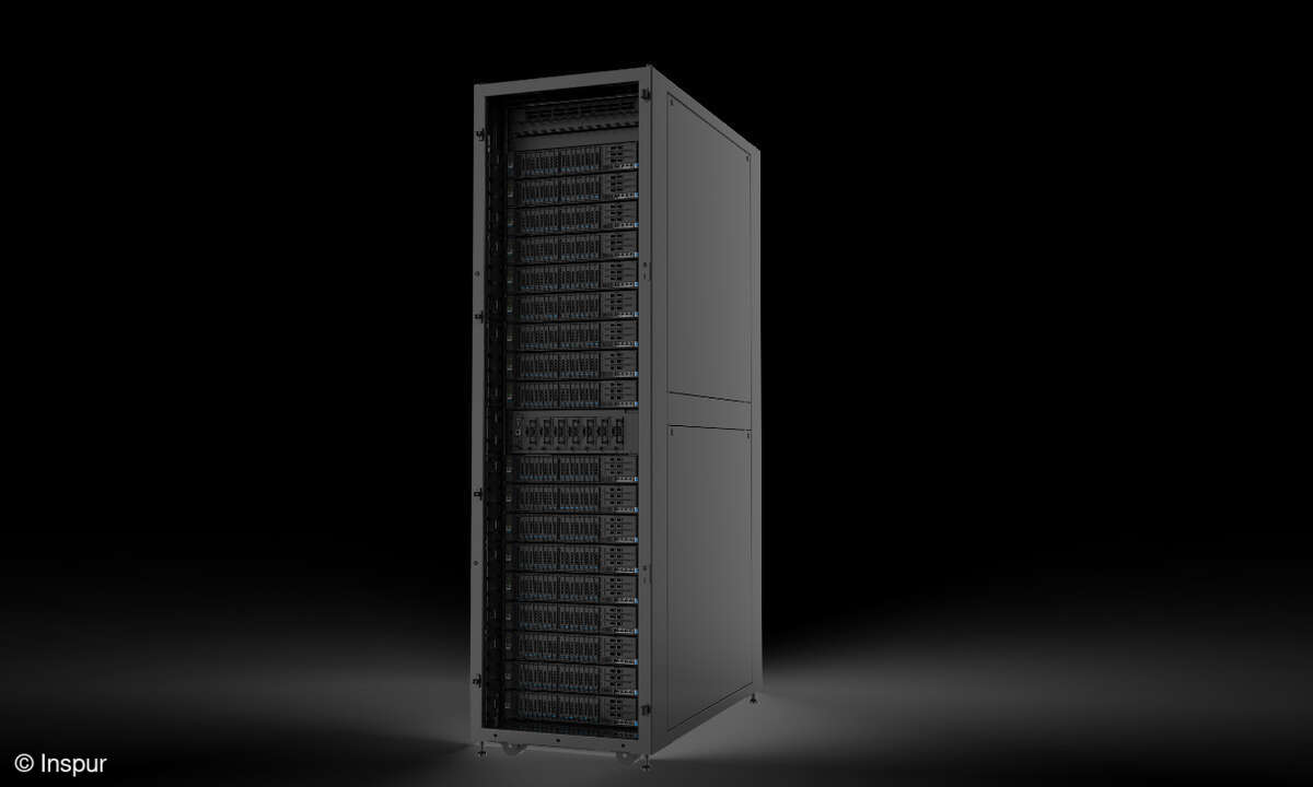 Der flüssigkeitsgekühlte Server ORS3000.