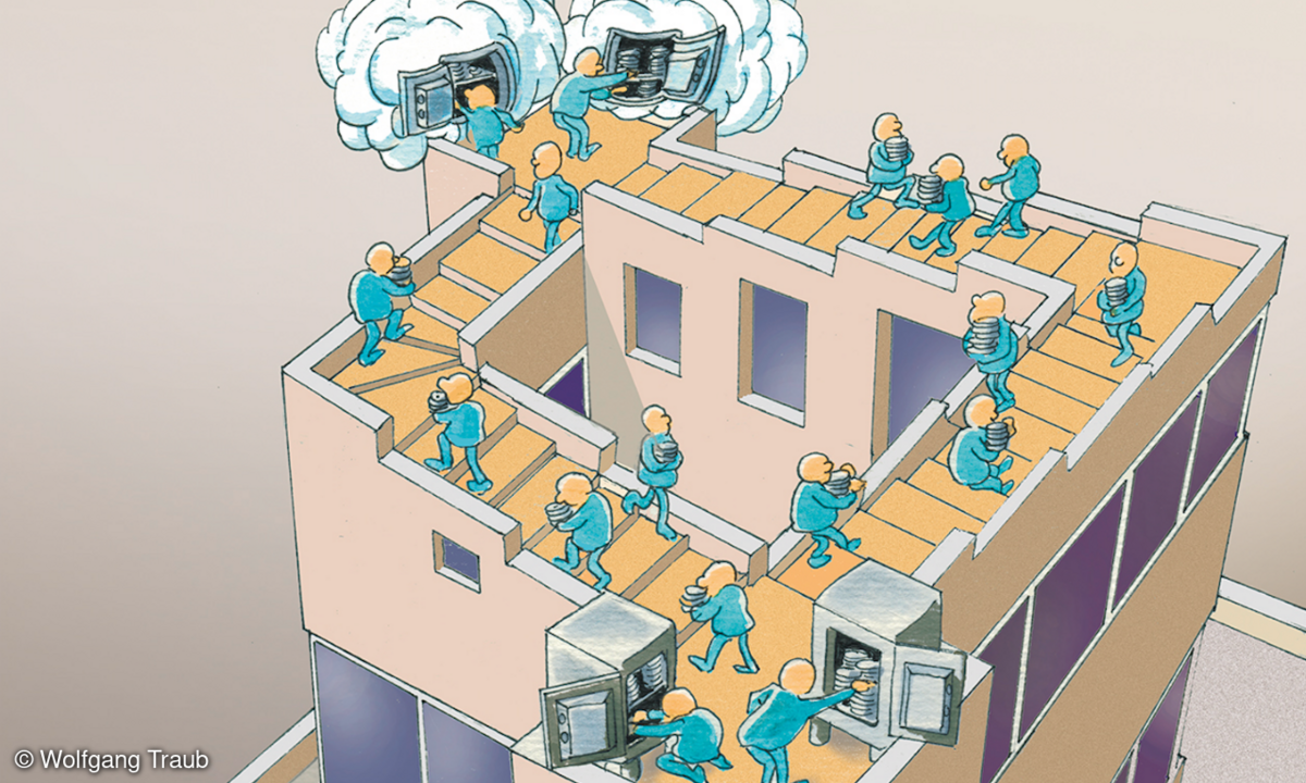 LANline-Cartoon Cloud-Backup