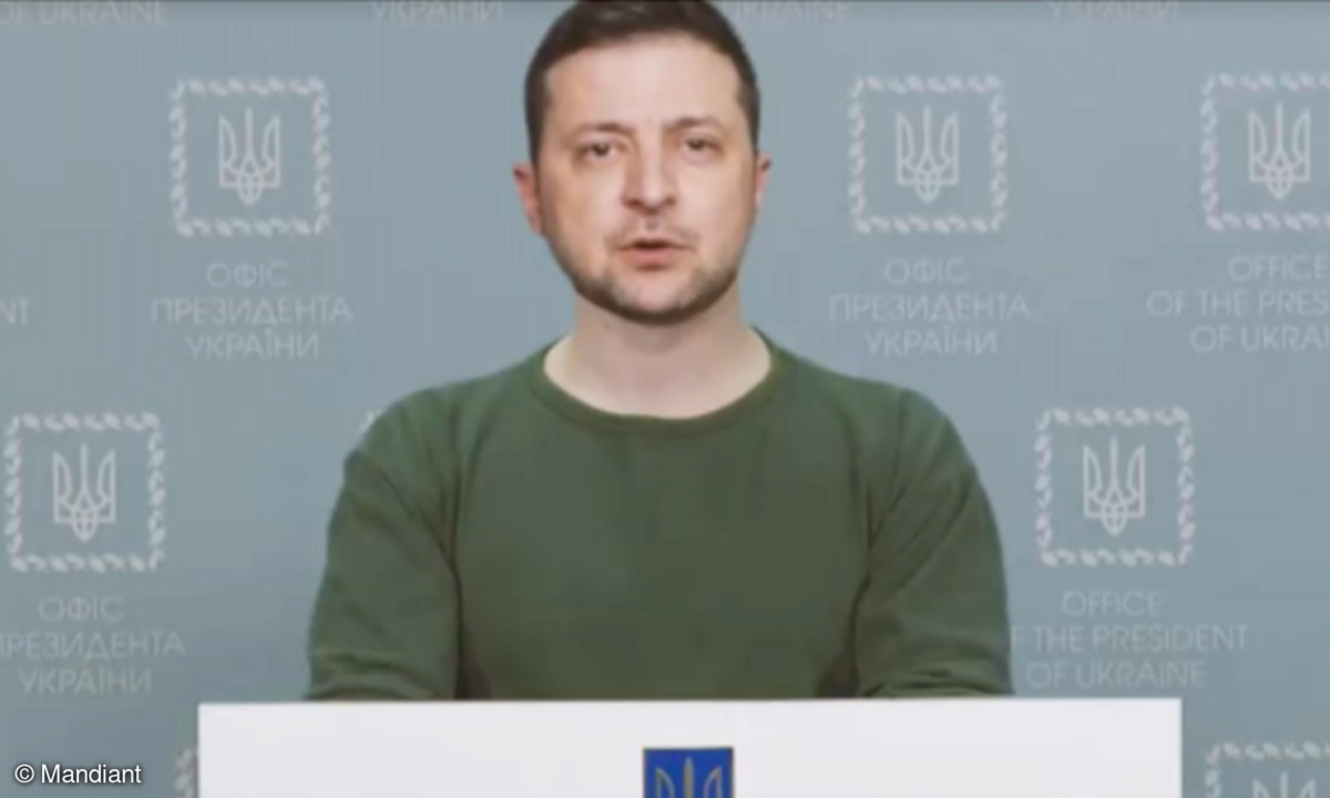 Deepfake-Foto aus dem Mandiant-Report
