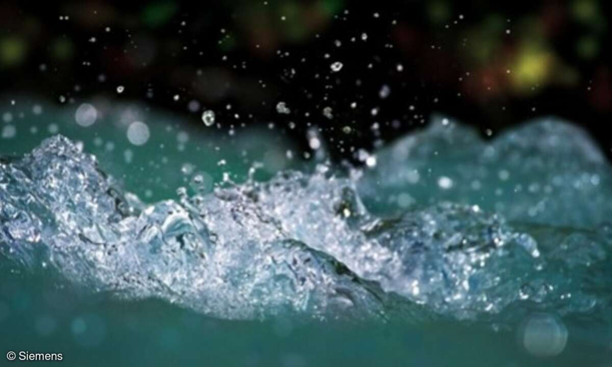 Siemens: Wassermodell demonstriert Einsatz digitaler Lösungen