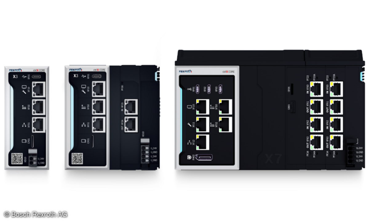 Neue Varianten der Steuerungsplattform ctrlX Core sind verfügbar.