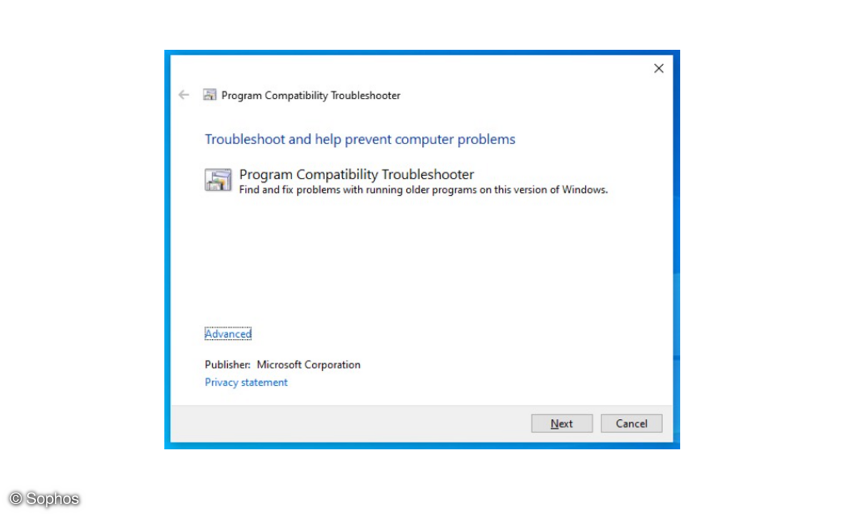 MSDT-Popup-Fenster
