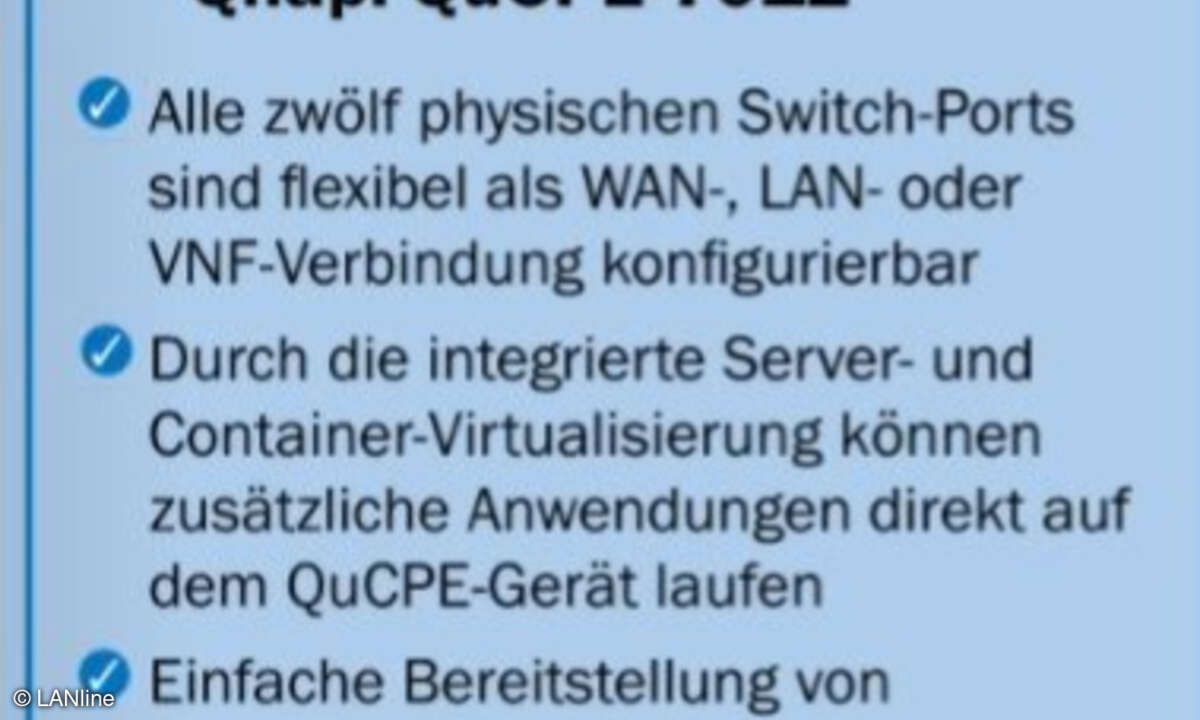 Tested by LANline Qnap