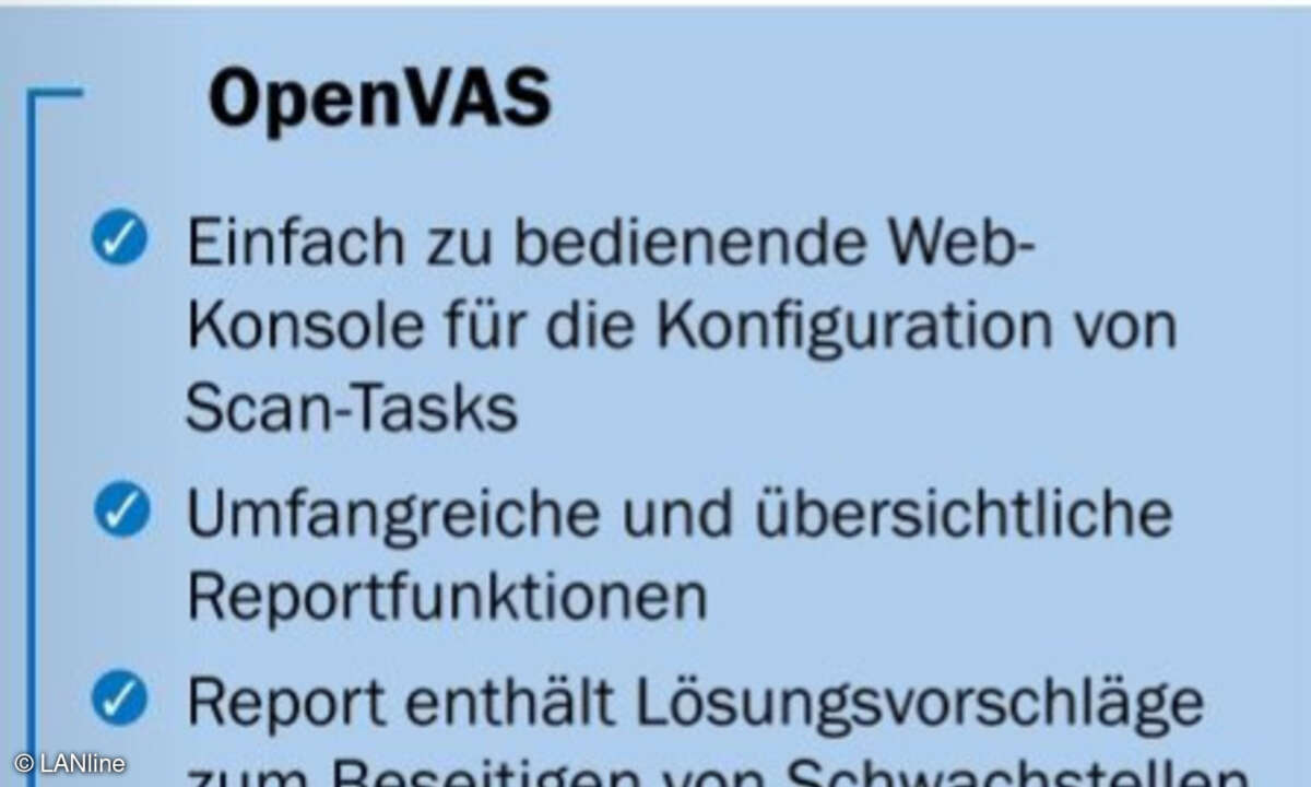 Tested by LANline OpenVAS