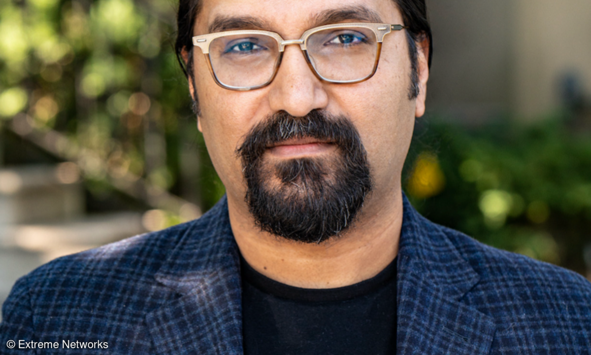 „Networking muss nicht komplex sein“, betont Nabil Bukhari, CTO und CPO von Extreme Networks.