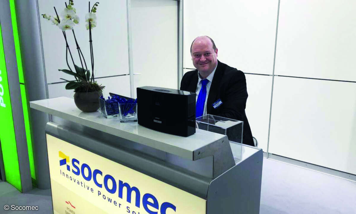 Guy Schaaf, Marketing and Specification Manager für Deutschland und Österreich beim USV-Spezialisten Socomec