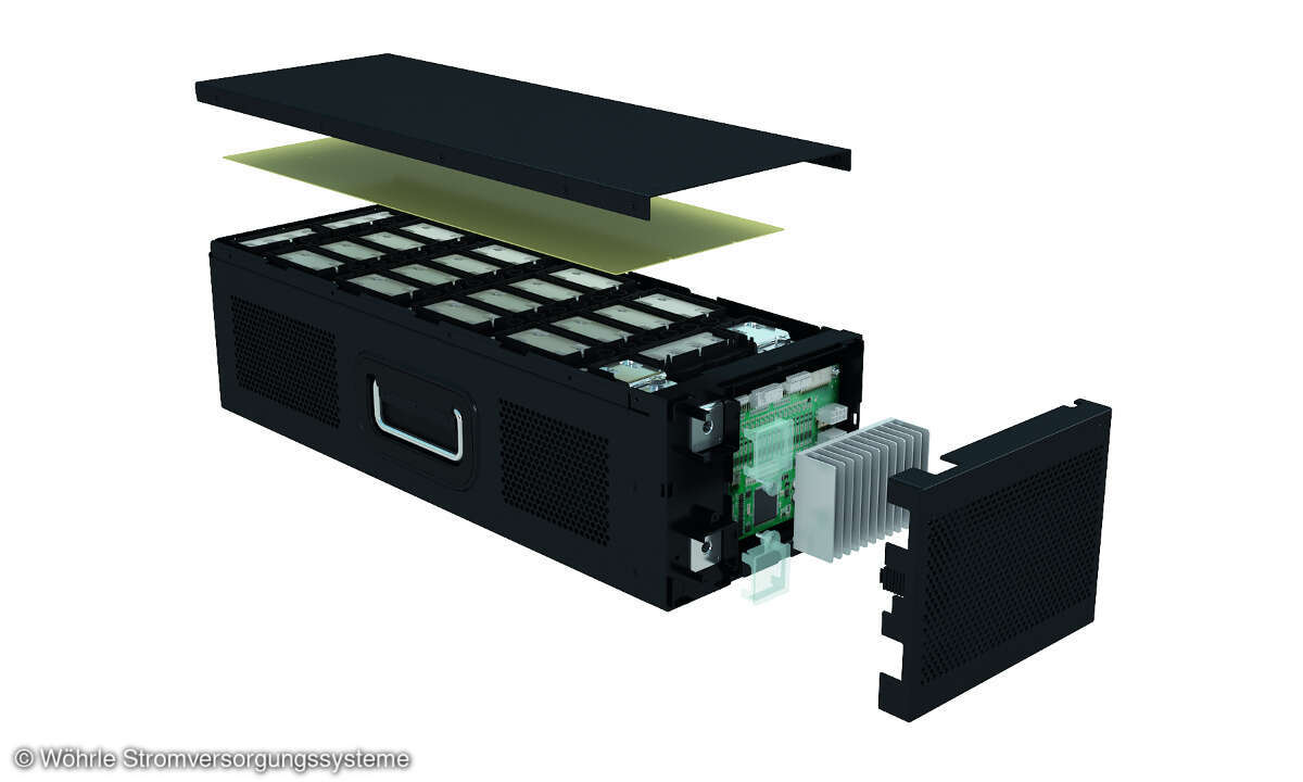Wisus-LI-Lithium-Ionen-Batterielösung im Rechenzentrum.