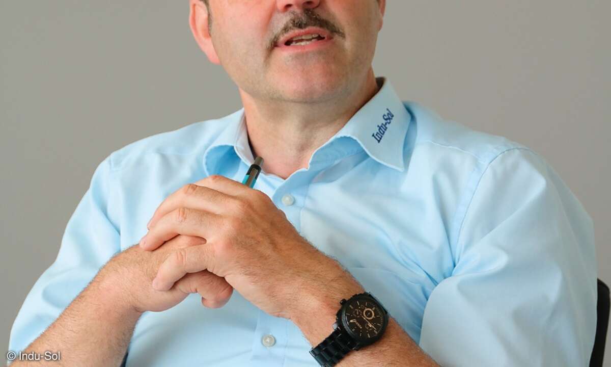 René Heidl, Geschäftsführer Technik und Entwicklung bei Indu-Sol.