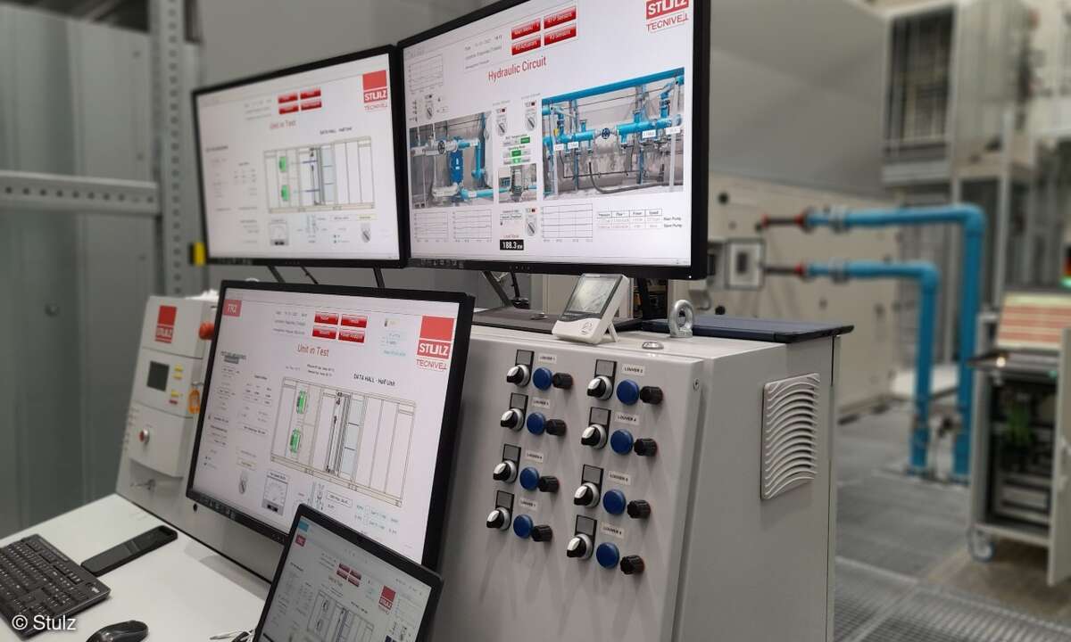 Leitstand des Stulz-Testcenters