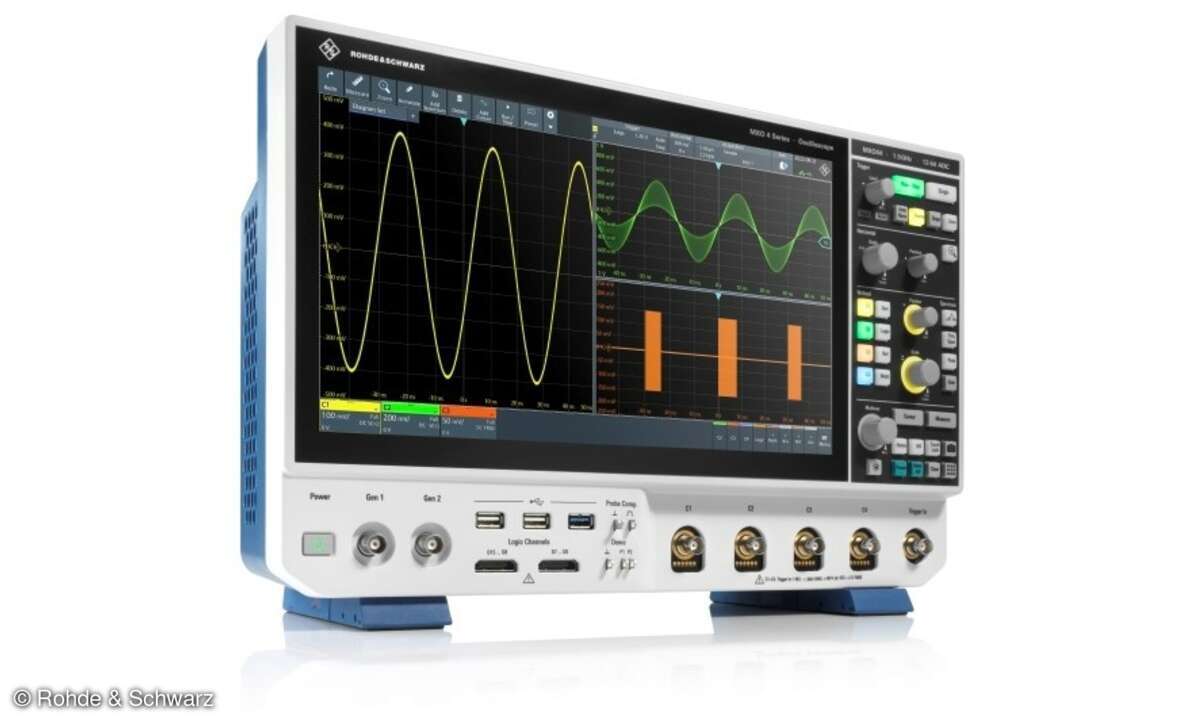 Rohde & Schwarz zeigt R&S-MXO-4-Serie.
