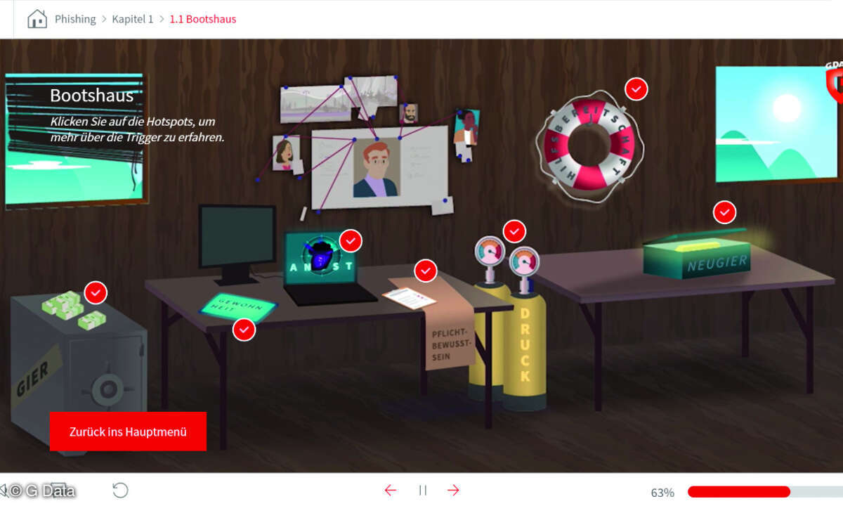 Security-Awareness-Schulung von G Data