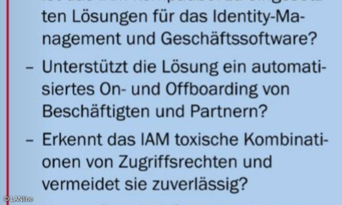 IAM-Auswahl