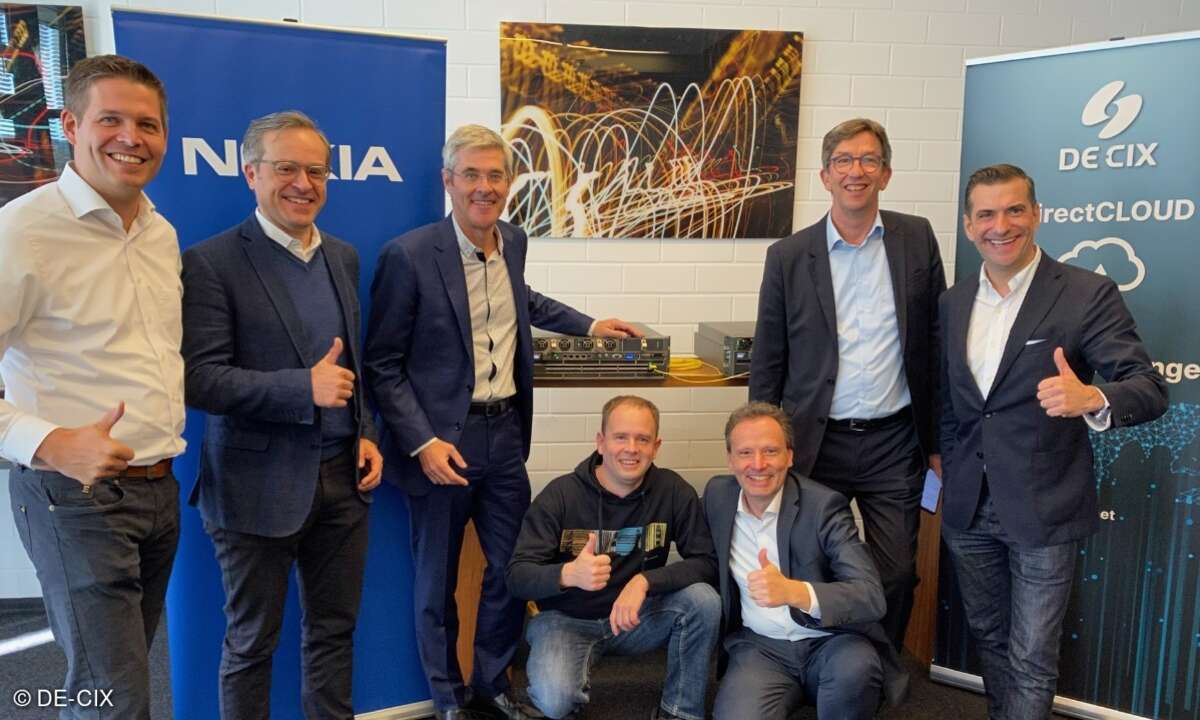 DE-CIX und Nokia.