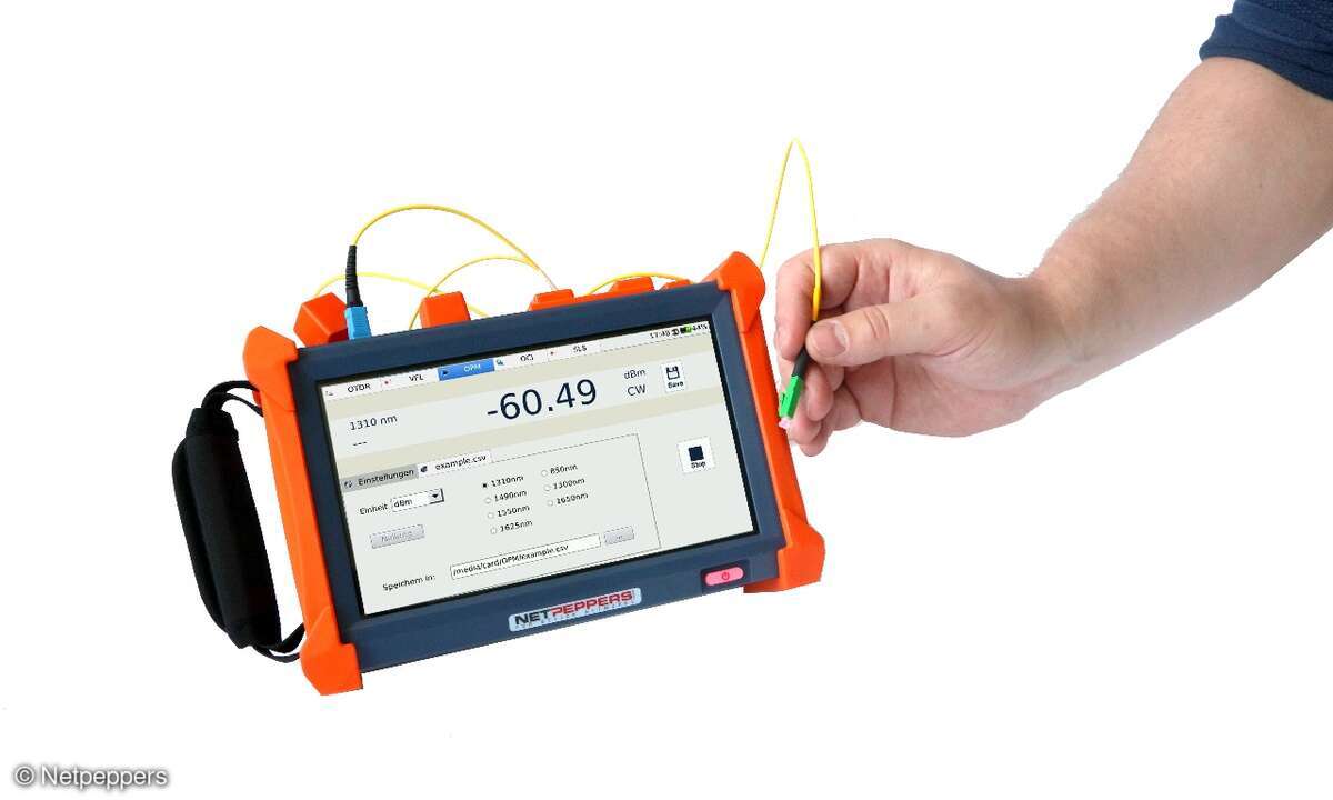 OTDR 1000 erweitert Netpeppers-Glasfaser-Reihe