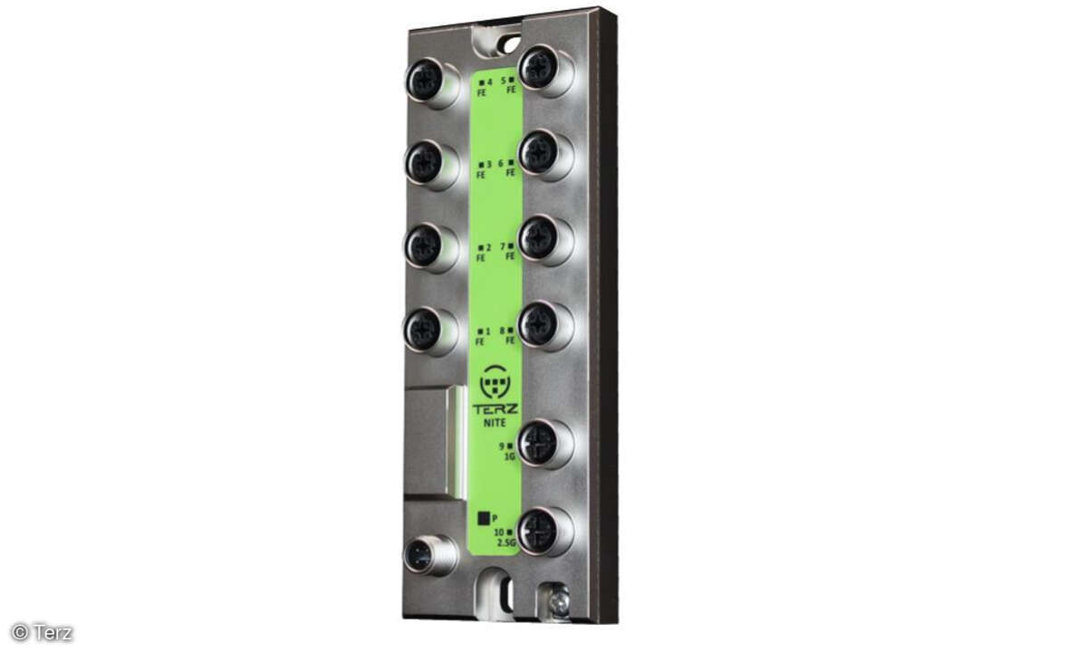 Der Nite-XS82 Industrial-Ethernet-Switch.