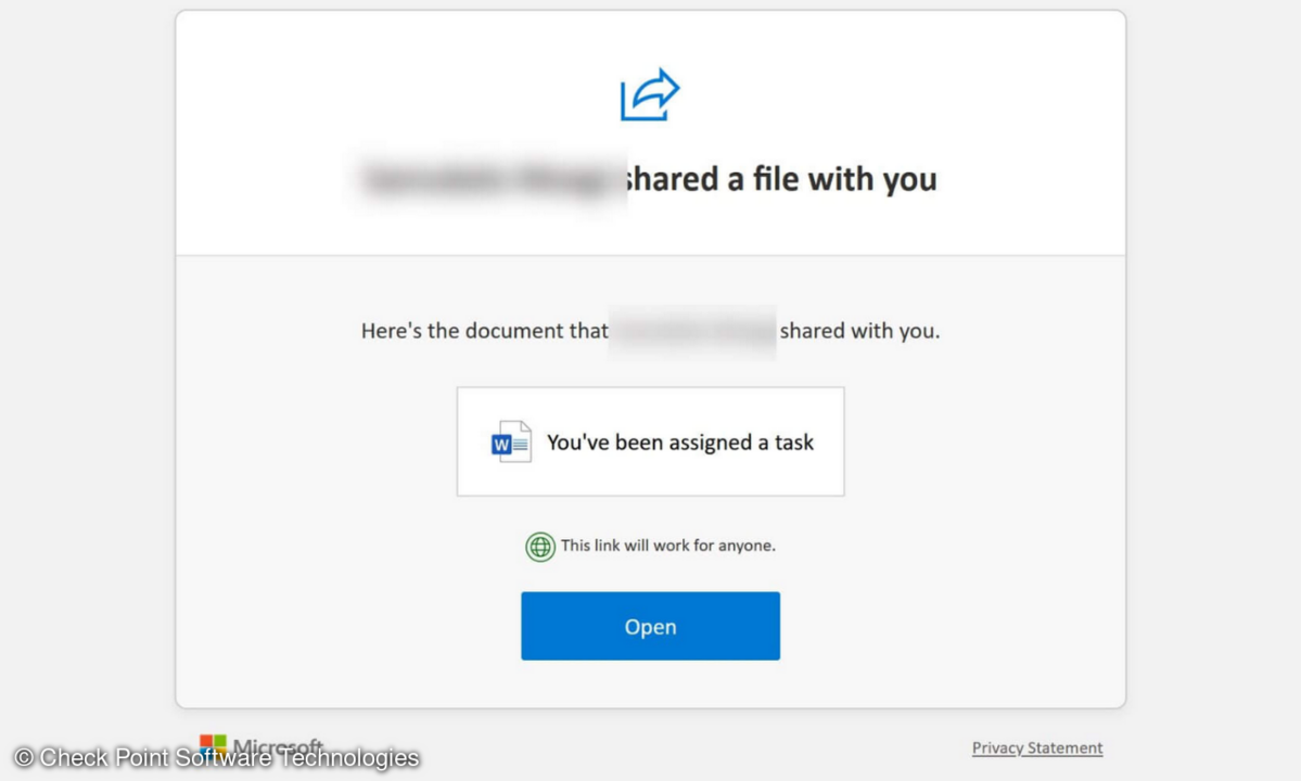 Angreifer nutzen neuerdings Cloud-Services bekannter Anbieter wie Microsoft für ihre Phishing-Nachrichten.