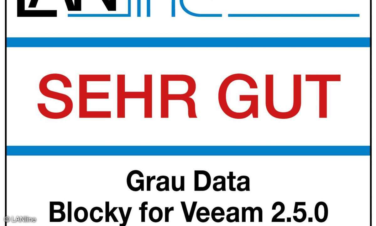 LANline Siegel Produkttest Grau Data