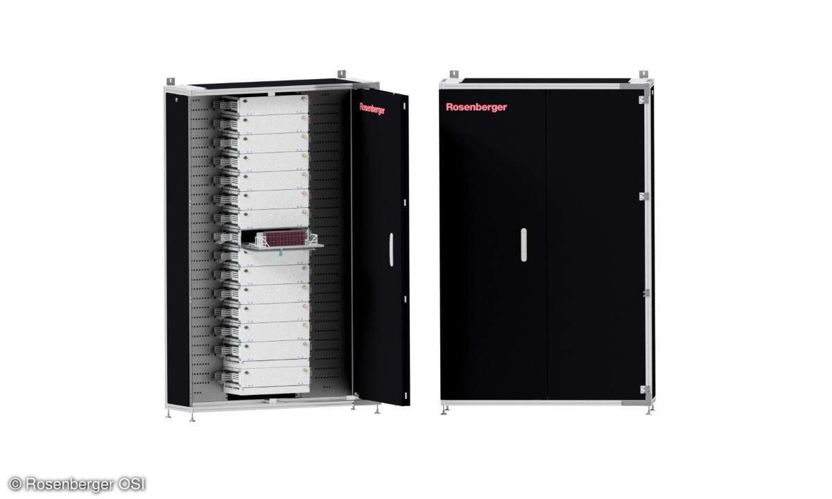 Rosenberger OSI: Patch Location Rack für RZs und IT-Räume.