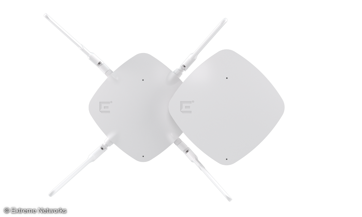 Extreme Networks hat mit dem AP3000 einen kompakten, sehr energieeffizienten Wi-Fi 6E-Access-Point vorgestellt.
