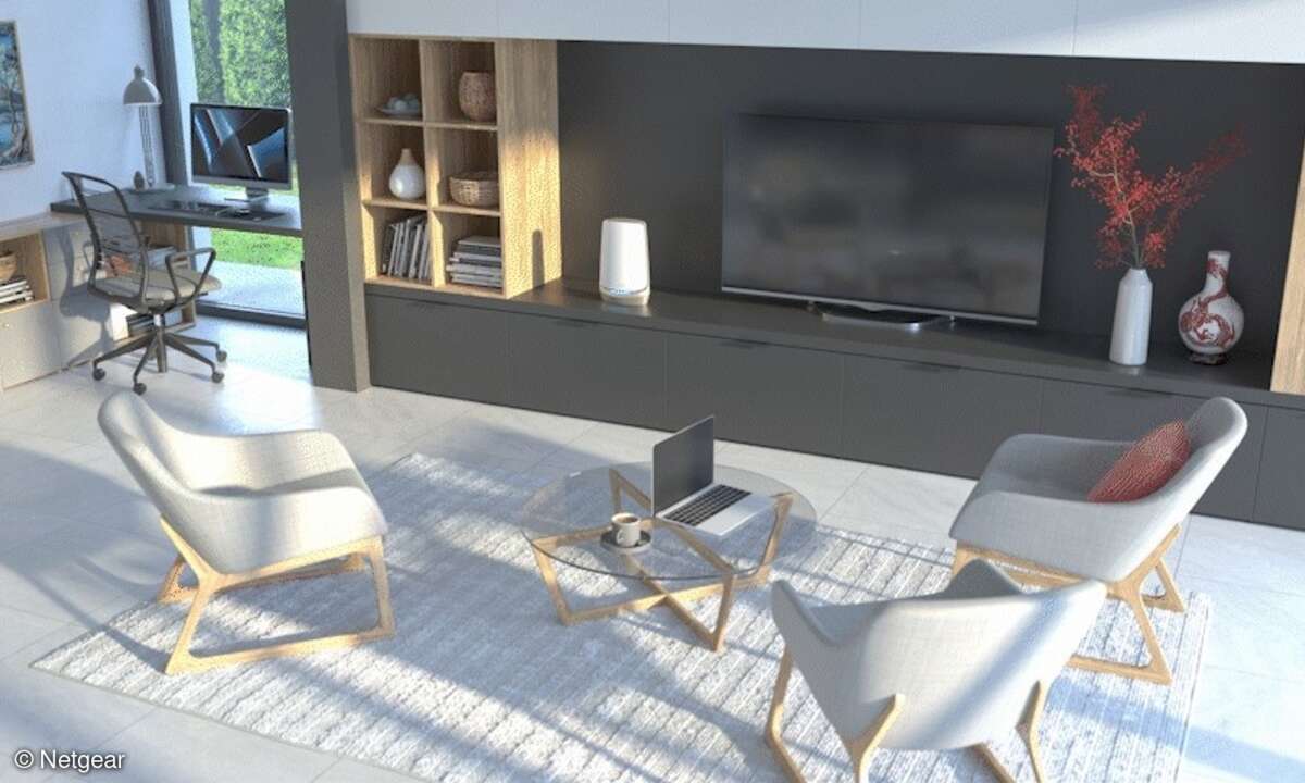 Netgear bietet sein Orbi Quad-Band-WLAN-Mesh-System (RBKE960-Serie) nun auch in einem Stand-alone-Router an.