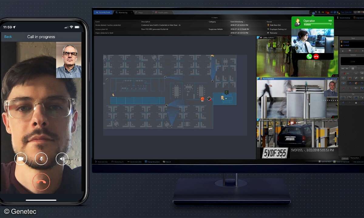 Genetec Sipelia verwandelt Mobiltelefone in Sicherheits-Kommunikationsgeräte.