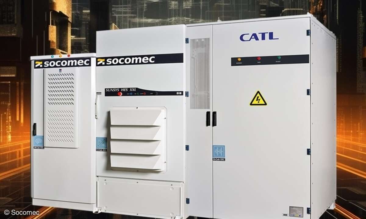 Das modulare System Sunsys HES XXL von Socomec.