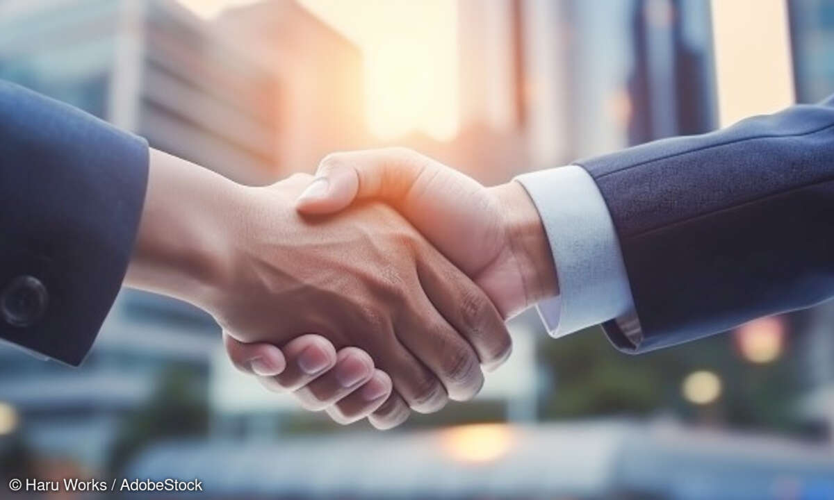 Handschlag, Partnerschaft
