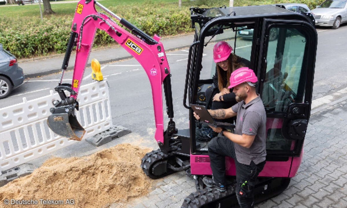 Deutsche Telekom Glasfaserausbau