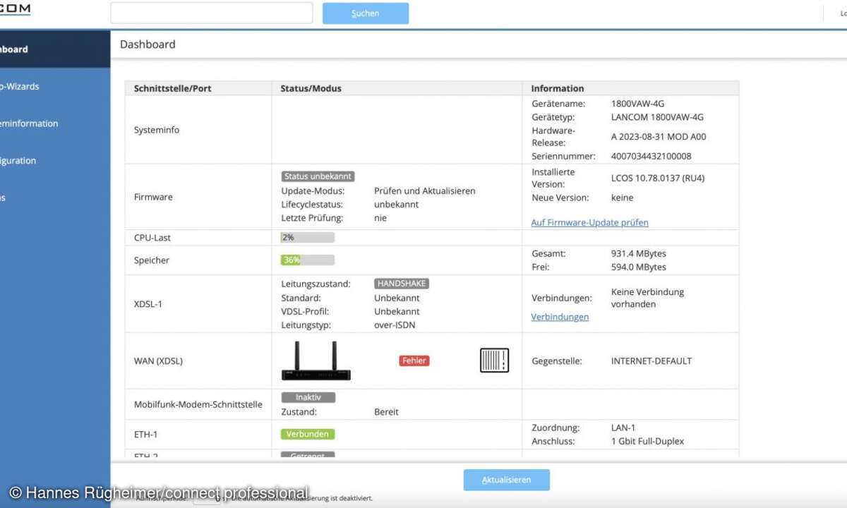 Screenshot Lancom 1800VAW-4G
