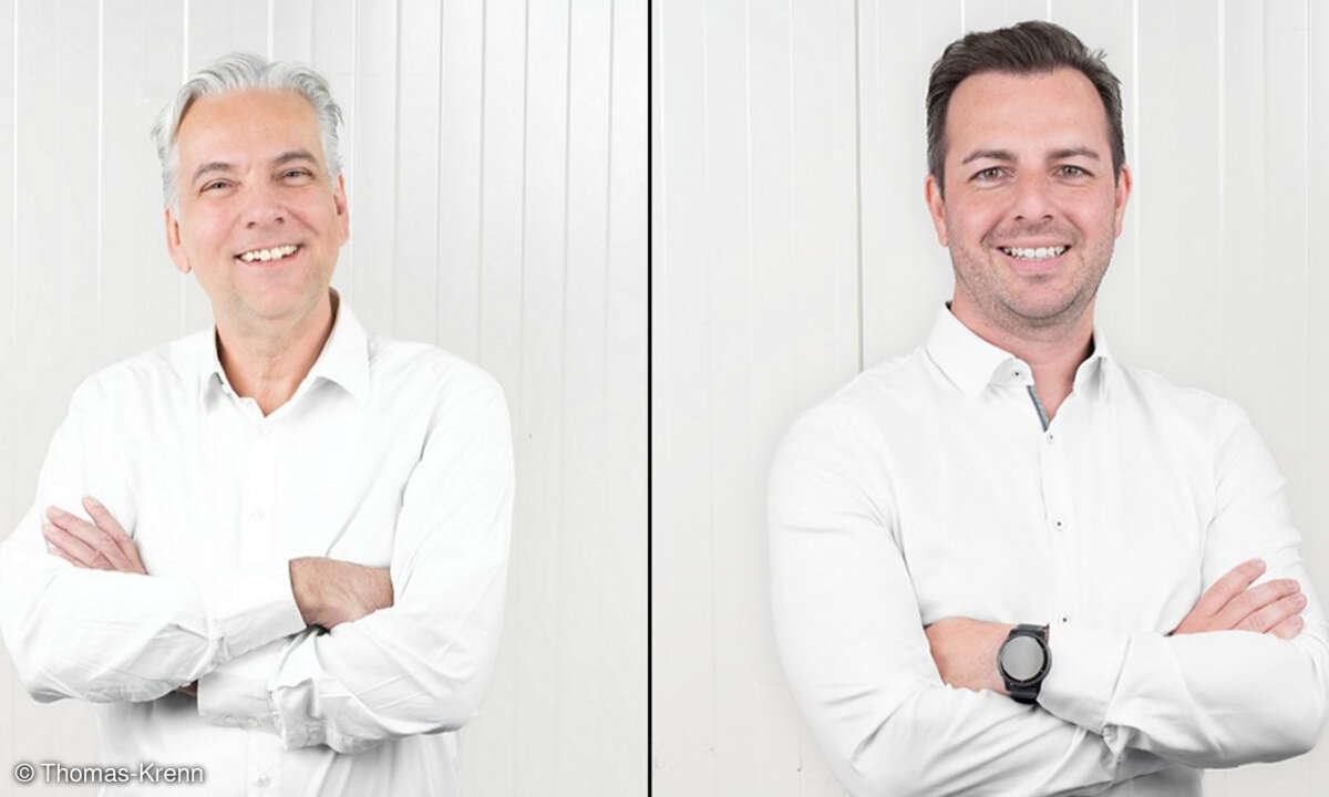 Guido von Klitzing (links) und Daniel Graimann