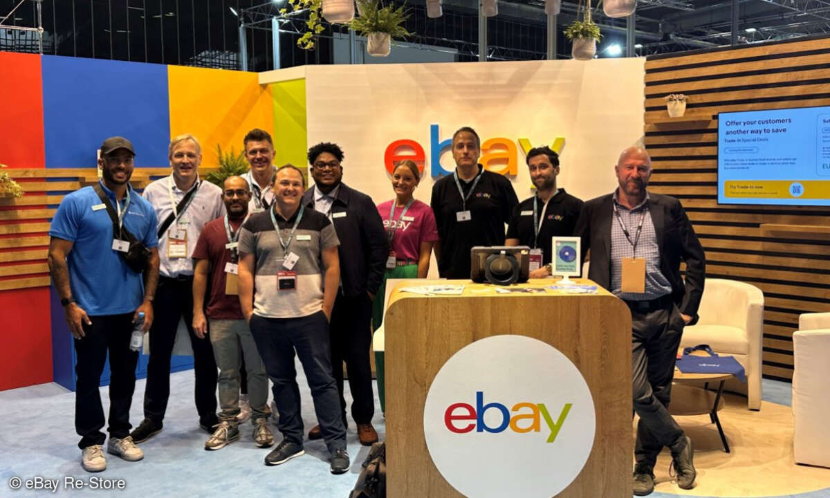 Das Team von eBay Re-Store um Martin Vogel auf der IFA 2023