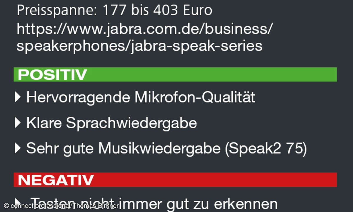 Jabra Speak2-Serie pro und kontra