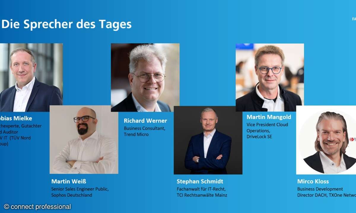 Sprecher NIS-2-Webinartag 30.01.24