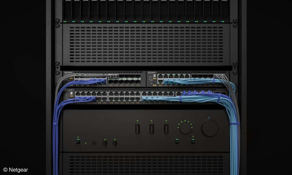 Netgear M4350 Rack Front