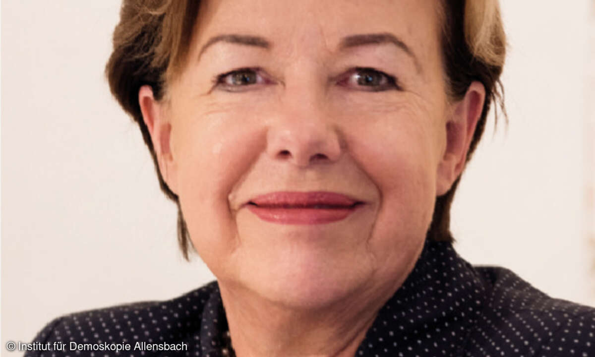 Renate Köcher, Institut für Demoskopie Allensbach