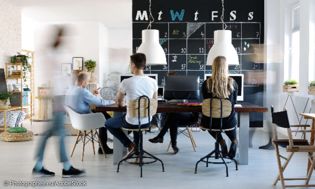 New Work, modernes Arbeitsumfeld